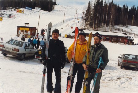 Tahkolla 1980-luvulla. Tahkolla 1980-luvulla.